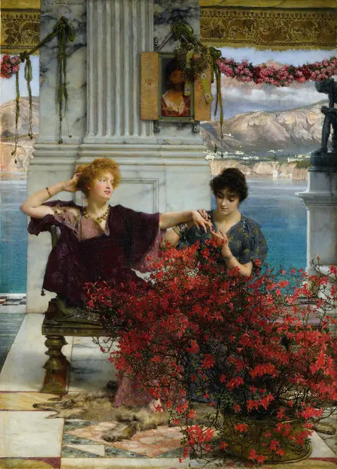 Love’s Jewelled Fetter (The Betrothal Ring) by Lawrence Alma-Tadema